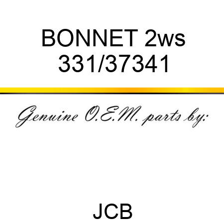 BONNET 2ws 331/37341