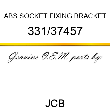 ABS SOCKET FIXING BRACKET 331/37457
