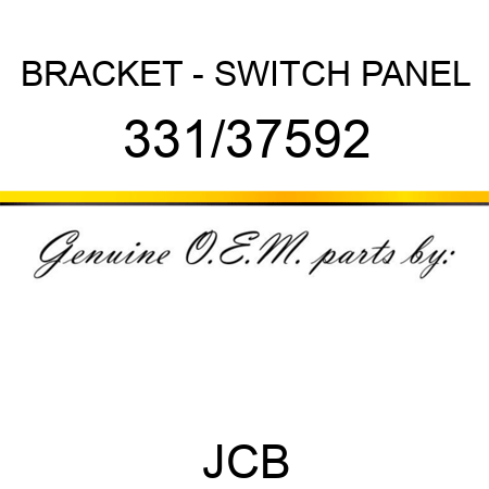BRACKET - SWITCH PANEL 331/37592