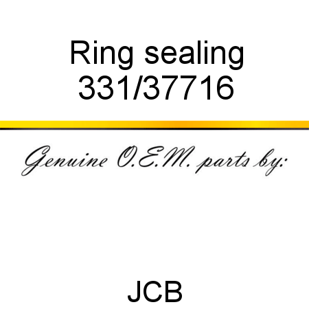 Ring, sealing 331/37716