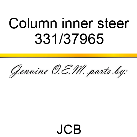 Column inner steer 331/37965