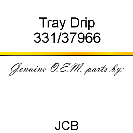 Tray, Drip 331/37966