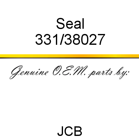 Seal 331/38027