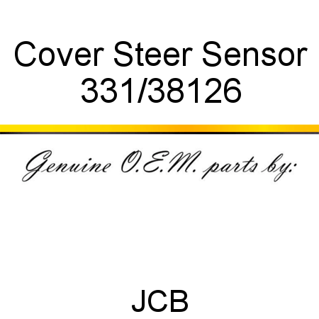 Cover, Steer Sensor 331/38126