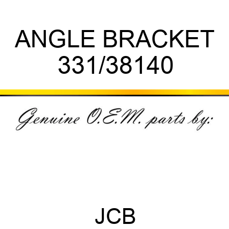 ANGLE BRACKET 331/38140