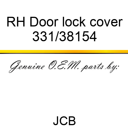 RH Door lock cover 331/38154