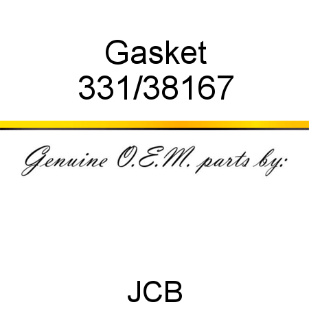 Gasket 331/38167