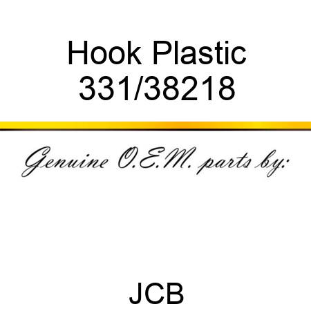 Hook Plastic 331/38218