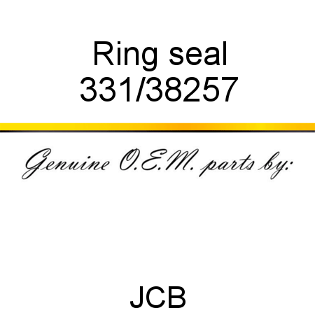Ring, seal 331/38257