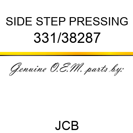 SIDE STEP PRESSING 331/38287