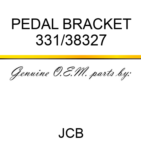 PEDAL BRACKET 331/38327