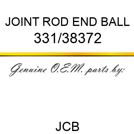 JOINT ROD END BALL 331/38372