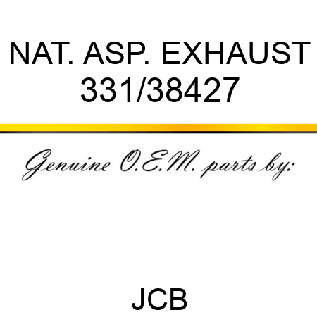 NAT. ASP. EXHAUST 331/38427