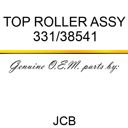 TOP ROLLER ASSY 331/38541