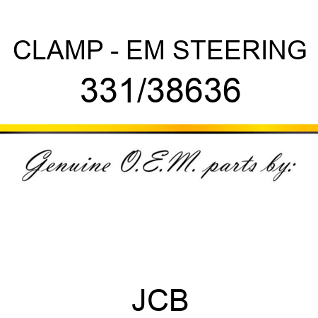CLAMP - EM STEERING 331/38636