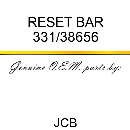 RESET BAR 331/38656