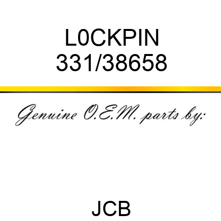 L0CKPIN 331/38658