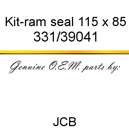 Kit-ram seal, 115 x 85 331/39041