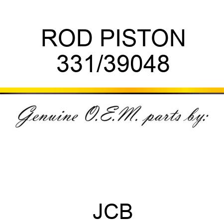 ROD PISTON 331/39048