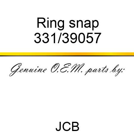 Ring snap 331/39057