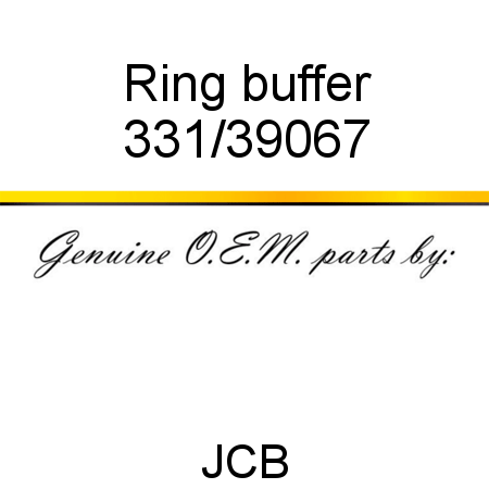 Ring, buffer 331/39067
