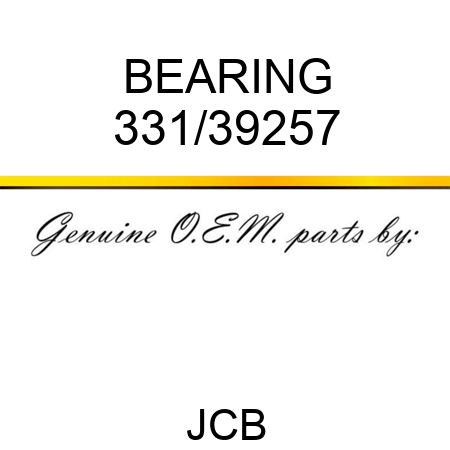 BEARING 331/39257