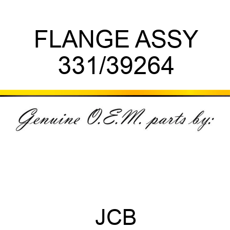 FLANGE ASSY 331/39264