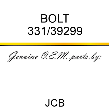 BOLT 331/39299