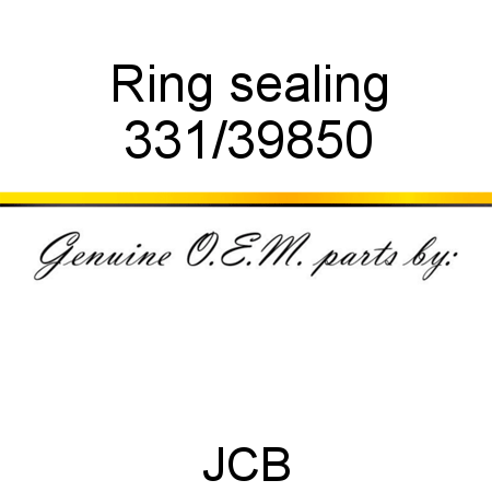 Ring, sealing 331/39850