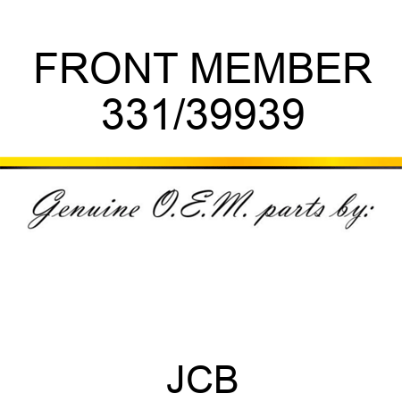 FRONT MEMBER 331/39939