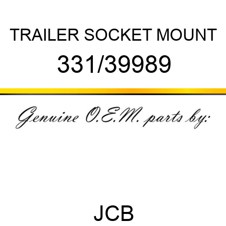 TRAILER SOCKET MOUNT 331/39989