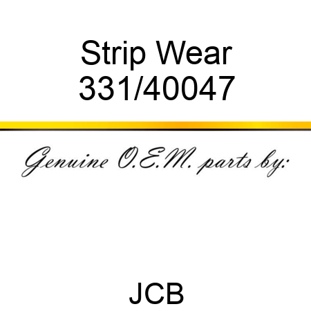 Strip Wear 331/40047
