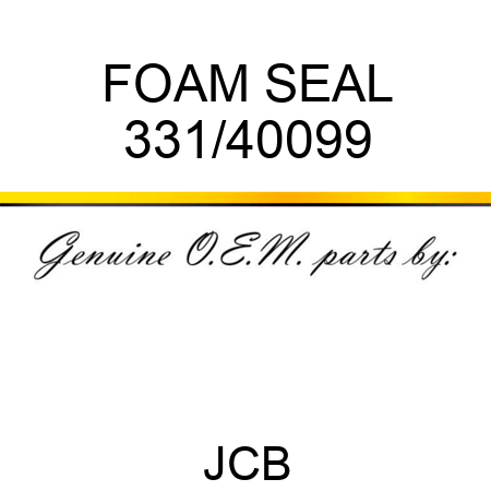 FOAM SEAL 331/40099