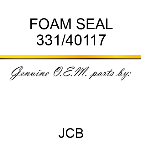 FOAM SEAL 331/40117