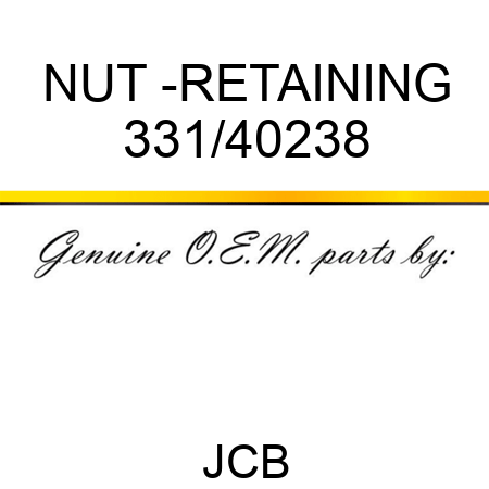 NUT -RETAINING 331/40238