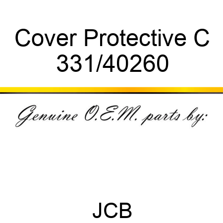 Cover Protective C 331/40260