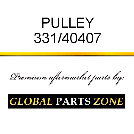 PULLEY 331/40407