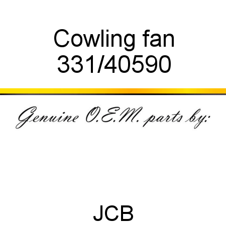 Cowling, fan 331/40590