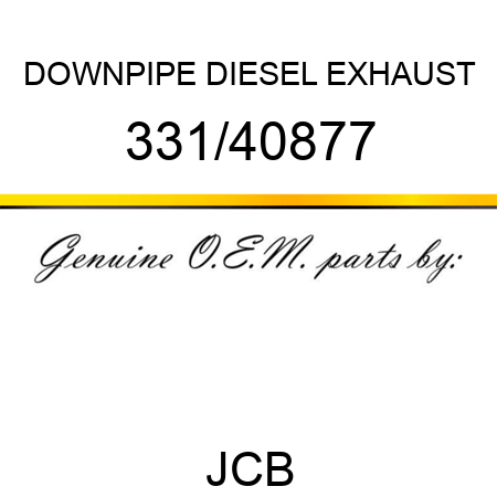 DOWNPIPE DIESEL EXHAUST 331/40877