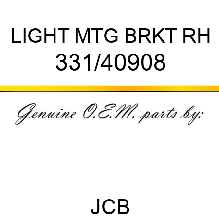 LIGHT MTG BRKT RH 331/40908