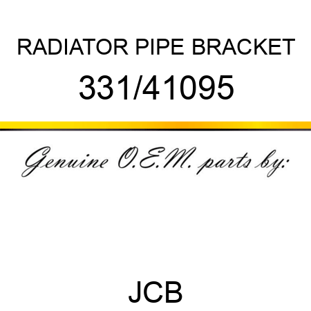 RADIATOR PIPE BRACKET 331/41095