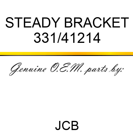 STEADY BRACKET 331/41214