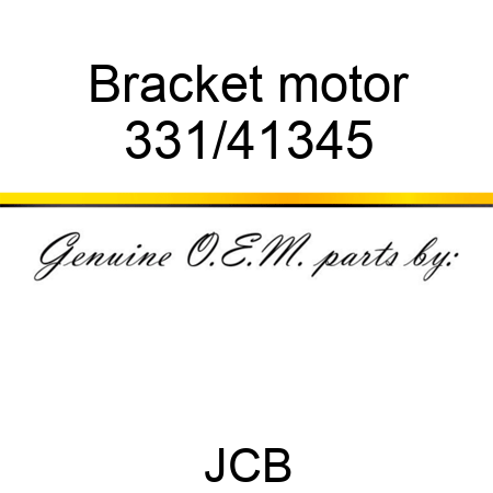 Bracket motor 331/41345