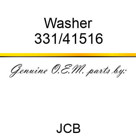 Washer 331/41516