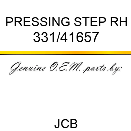 PRESSING STEP RH 331/41657