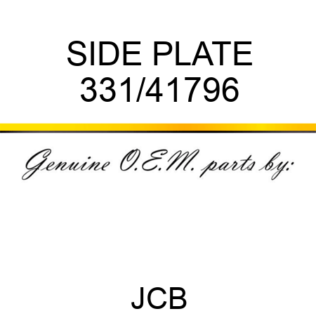 SIDE PLATE 331/41796