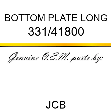 BOTTOM PLATE LONG 331/41800