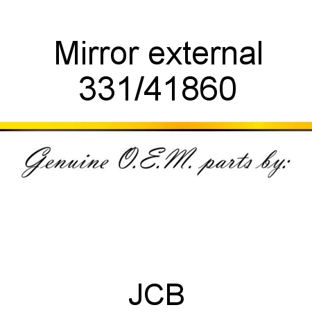 Mirror, external 331/41860