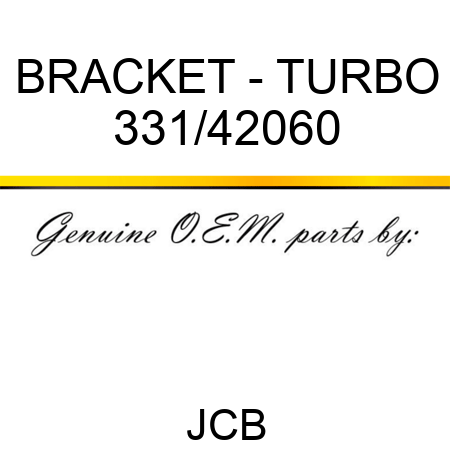 BRACKET - TURBO 331/42060