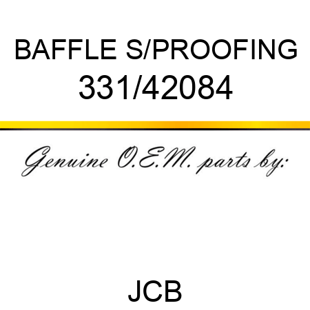 BAFFLE S/PROOFING 331/42084